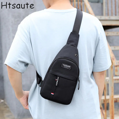 Men Fashion Multifunction Shoulder Bag Crossbody Bag  Single Crossbody Travel Sling Bag Pack Messenger Pack Chest Bag For Male