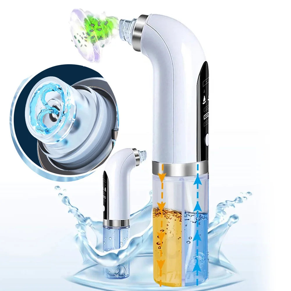 2023 Blackhead Remover Pore Vacuum Cleaner Electric Micro Small Bubble Facial Cleasing Machine USB Rechargeable Beauty Device