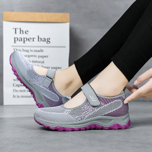 Summer Women's Casual Shoes High Quality Platform Soft Sole Outdoor Hiking Shoes Lightweight Anti Slip Fitness Sneakers Shoes