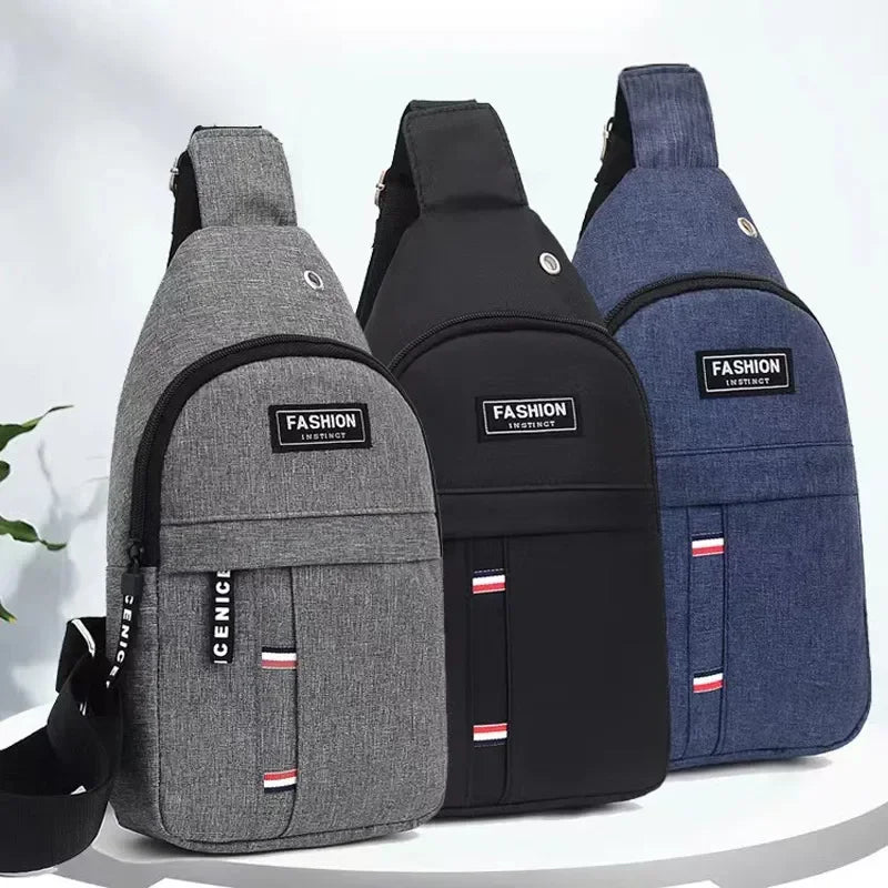 Chest Bag Messenger Pack Men Simple Nylon Fashion