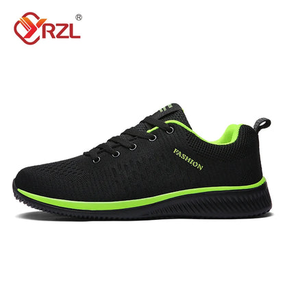 YRZL Men Running Sneakers Women Lightweight Sport Shoes Classical Mesh Breathable Casual Shoes Male Fashion Moccasins Sneakers