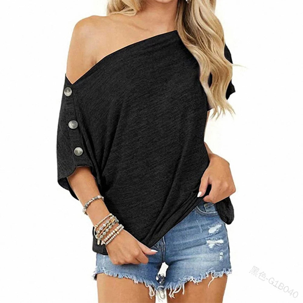 Women's Sexy Off Shoulder T Shirt