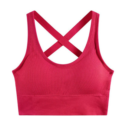 Sexy Sports Bra Yoga Bra Fitness Top Women Seamless High Impact Sports Bra Sports Underwear Push-Up Bra Sportswear Bralette