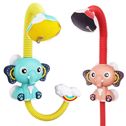 New Bath Toys Baby Water Game Elephant Model Faucet Shower Electric Water Spray Toy Swimming Bathroom Baby Toys For Kids Gifts