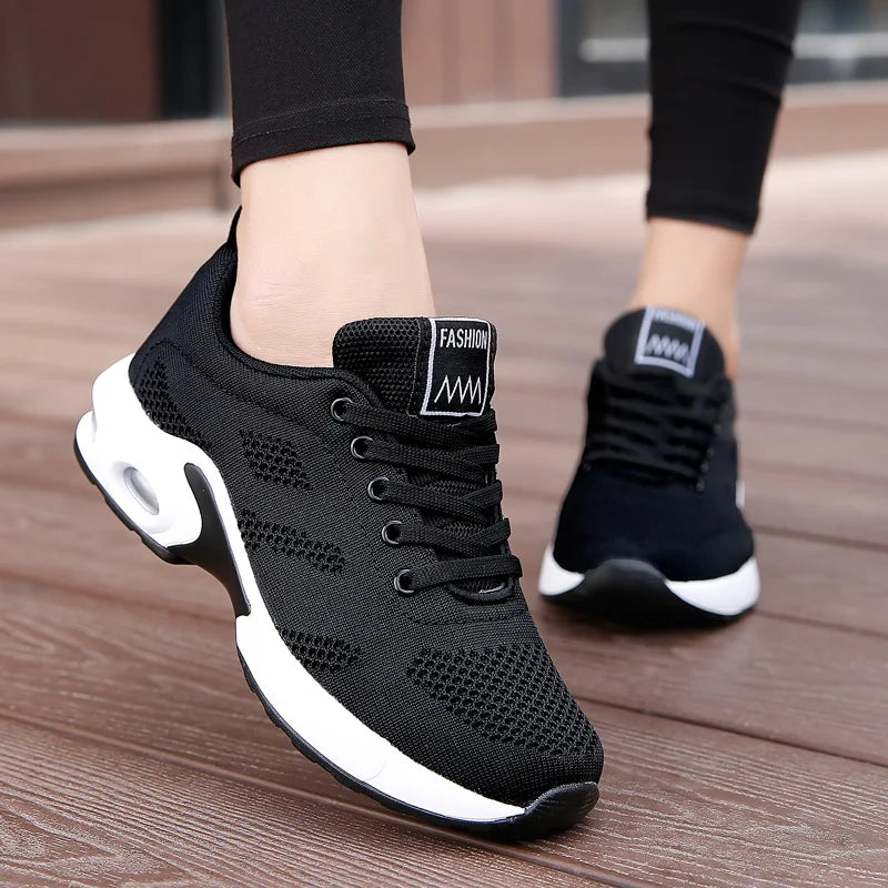 White Shoes Casual Walking Sneakers for Women