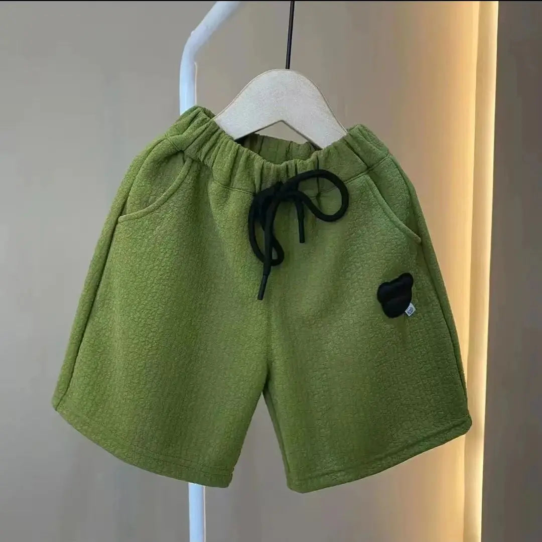 2023 toddler Boy Set kid clothing Suit Summer Outing Korea shirt+shorts pant 2 PCS Clothes for Children's 2 3 4 6 8 10 years