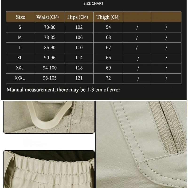 Summer Men Cargo Quick Dry Tactical Short