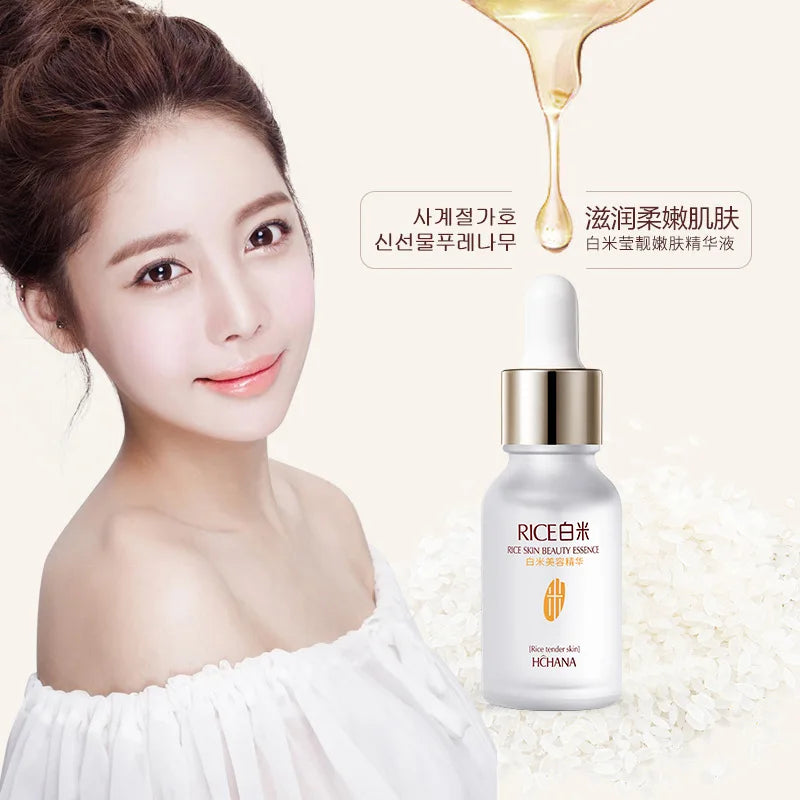 New White Rice Whitening Serum Face Moisturizing Cream Anti Wrinkle Anti Aging Face Fine Lines Acne Treatment Skin Care