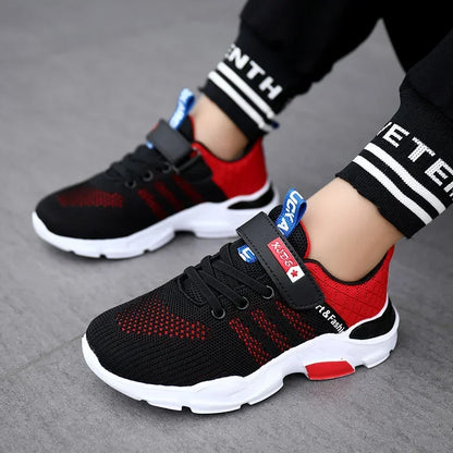 Children Sneakers Shoes Boys Lightweight Breathable Mesh Kids Soft Sole Casual Outdoor Boys Sports Running Girls Tennis Walking