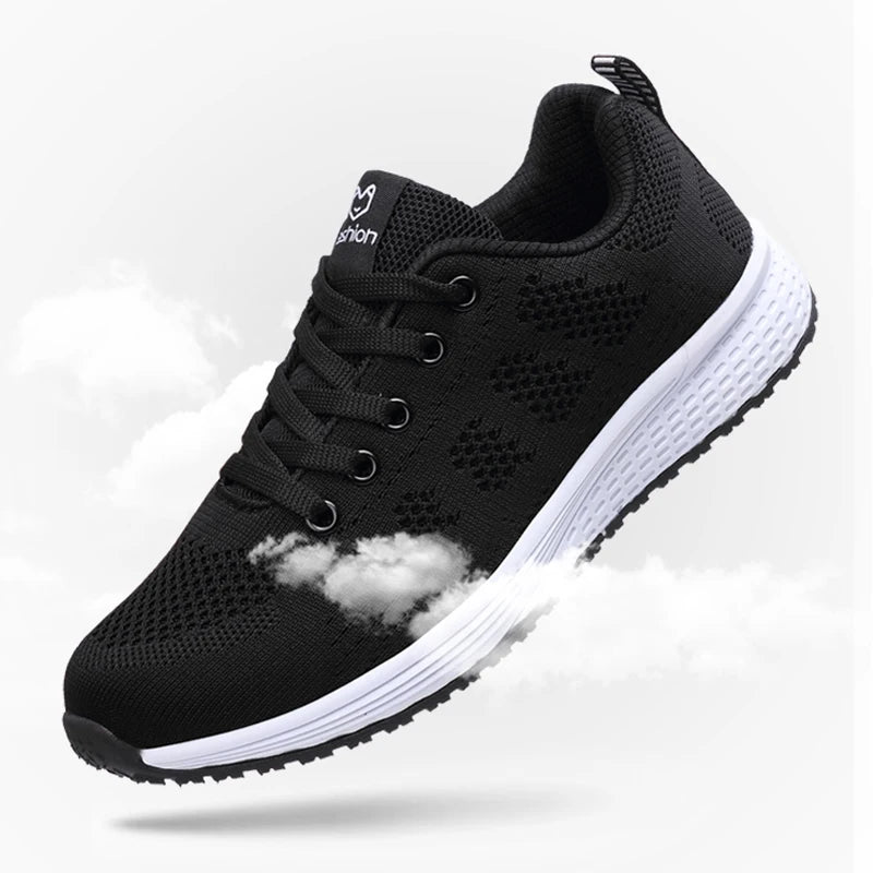 2024 Breathable Women Running Shoes Lightweight Non-slip Female Sports Shoes Outdoor Soft Women's Sneakers Lace Up Fashion Tenis