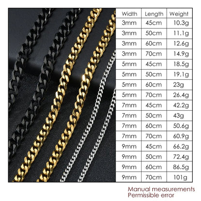 Stainless Steel Chains Necklace for Men