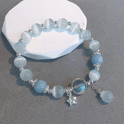 Original Opal Sea Blue Treasure Moonlight Crystal Bracelet