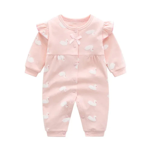 princess style Newborn baby girls clothes 100% Cotton Baby Rompers Soft Infant Clothing toddler baby girl jumpsuits