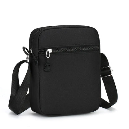 Oxford Shoulder Bag Durable Mini Black Mobile Phone Bag