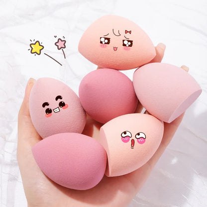 4pcs Makeup Sponge Blender Beauty Egg Cosmetic Puff Soft Foundation Sponges Powder Puff Women Make Up Accessories Beauty Tools