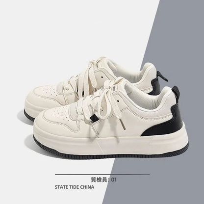 High Quality Women Vulcanized Shoes Fashion Women's Sneakers Comfortable Breathable Wear-resistant Women Platform Shoes 2024 New