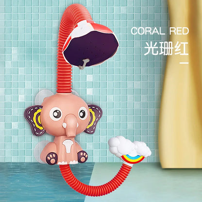 New Bath Toys Baby Water Game Elephant Model Faucet Shower Electric Water Spray Toy Swimming Bathroom Baby Toys For Kids Gifts