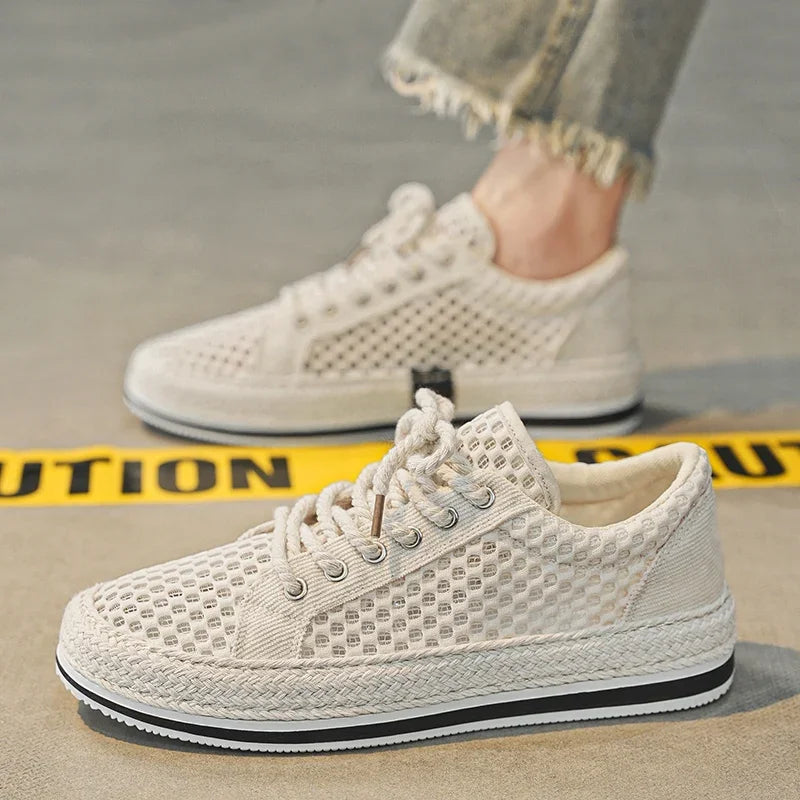 Men Shoes Casual Sneakers Summer Breathable Tennis Fisherman Outdoor Sports Designer Luxury Hiking Skateboard Work Loafers