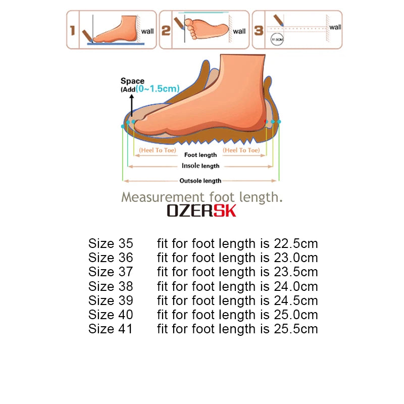 OZERSK Mesh Breathable Women Sneakers Spring Summer Autumn New Designer Shoes Female Fashion Casual Sports Zapatos De Mujer