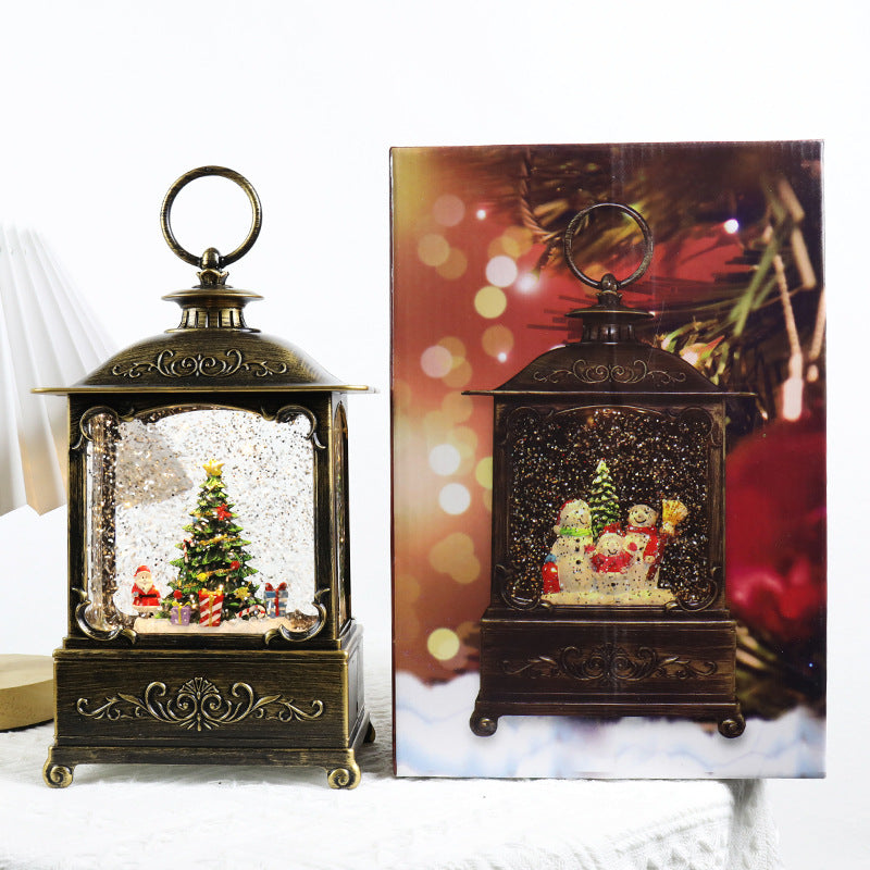 Christmas Decoration Decoration Crystal Lamp Music Box